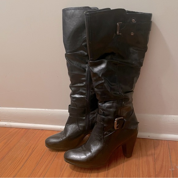 Black Calf Boots - Picture 2 of 6
